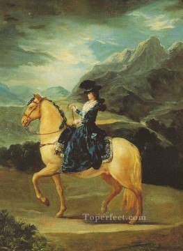  goya - María Teresa de Vallabriga a caballo retrato Francisco Goya